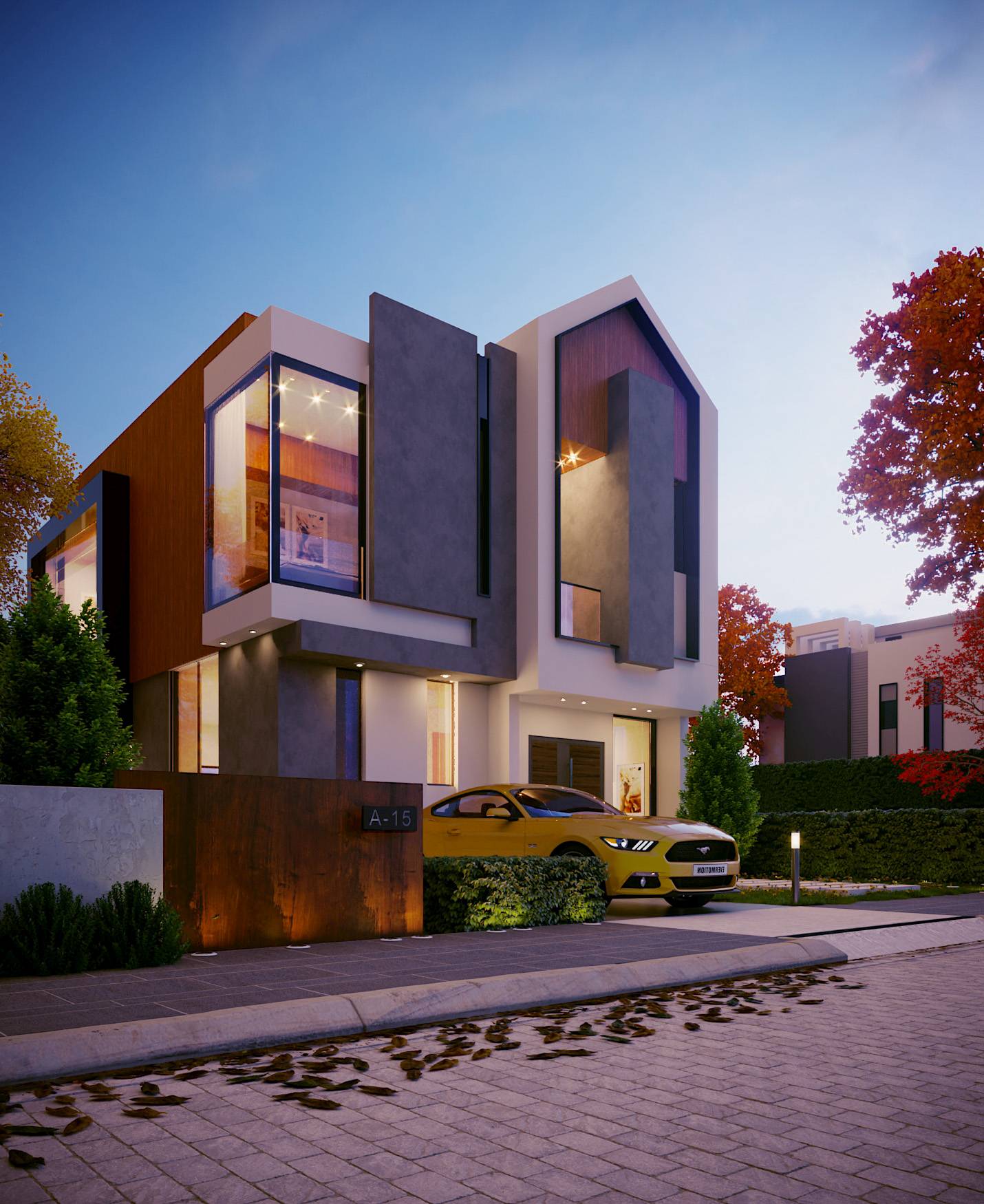 01 single front Render